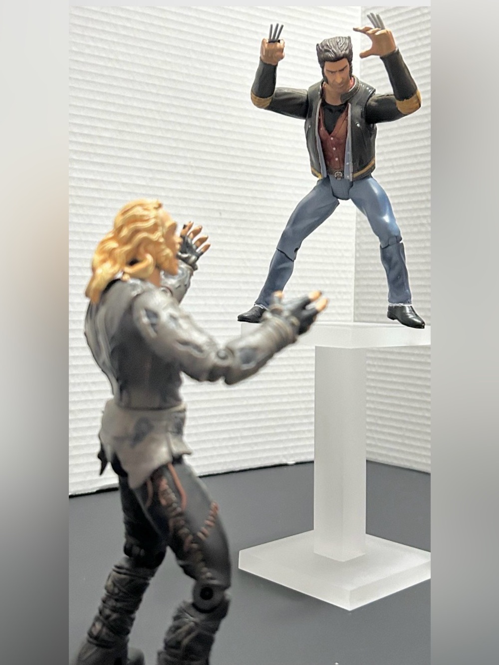 Vintage Sabretooth and Wolverine X-Men Action Figures